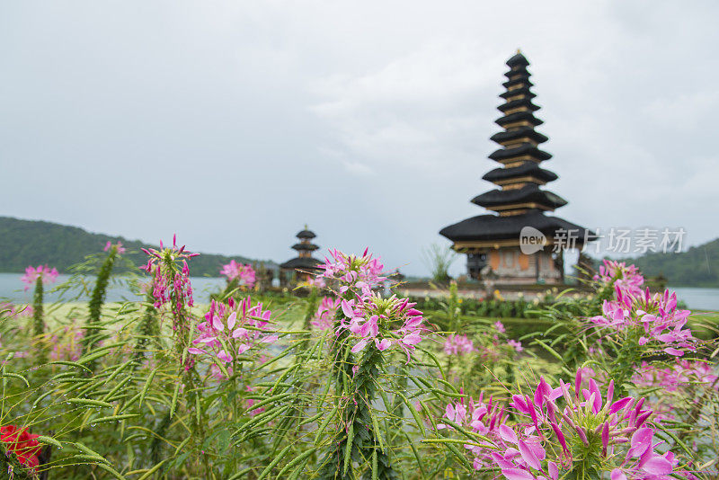 Pura Ulun Danau水庙，巴厘岛，印度尼西亚